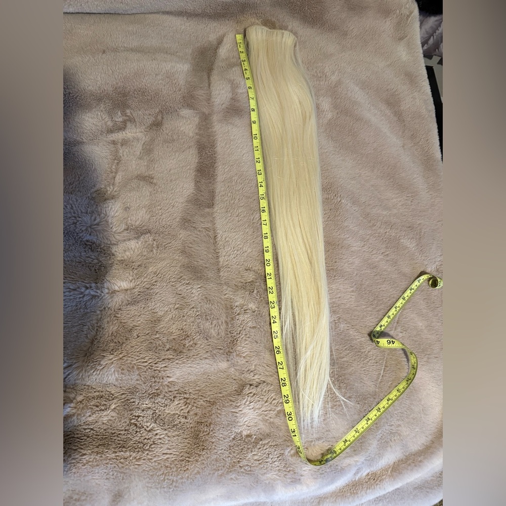 Blonde 30” Weft Hair Extension